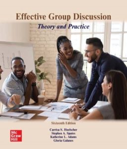 Effective Group Discussion Theory and Practice 16th Edition